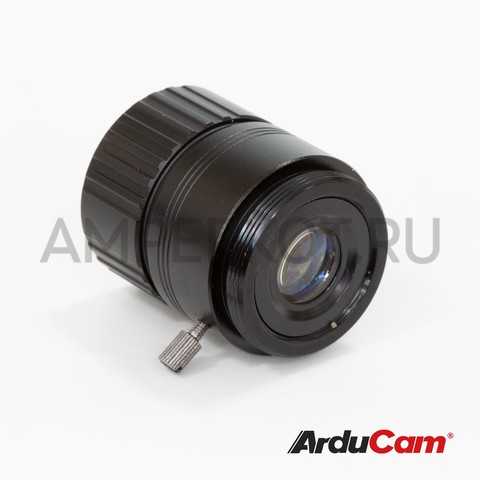 Объектив Arducam для камеры Raspberry Pi HQ, 14°, 25 мм, ручной фокус, CS-Mount CS2325ZM01, фото 3