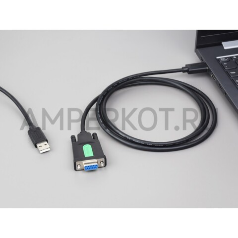 Переходник Waveshare USB - RS232 Type A ー DB9 (мама) FT232RL 1.5 метра, фото 3