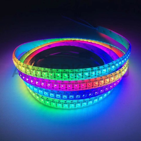 RGB LED лента с адресными светодиодами WS2812B 1м (30 диодов на метр) IP30 без влагозащиты, фото 4