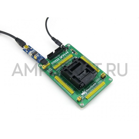 Waveshare IC адаптер для отладки и программирования микроконтроллеров STM32 В корпусе QFP144 (Шаг 0,5 мм), фото 2