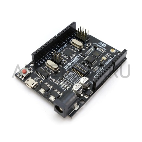 Плата RobotDyn Uno R3 (Arduino-совместимая) на чипе WiFi ESP8266 c 32Mb памяти, фото 1