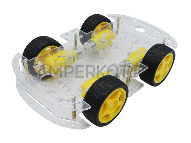 4WD шасси для робота на колесах (4 колеса), фото 1