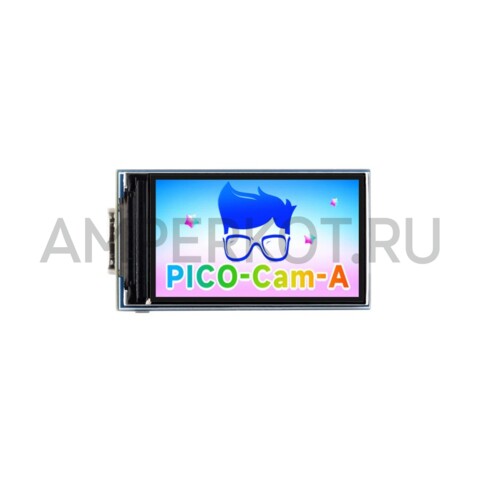 Отладочная плата Waveshare PICO-Cam-A RP2040 камера HM01B0 1.14” IPS, фото 1
