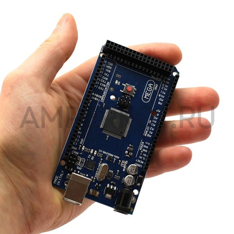 Плата MEGA2560 R3 2012 с ATmega16U2 (Arduino-совместимая) + Кабель, фото 3