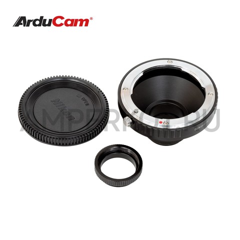 Адаптер Arducam для крепления объективов Nikon F-Mount к камере Pi HQ с креплением C-Mount, фото 1