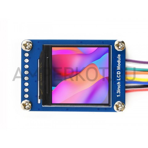 1.3” Цветной LCD дисплей Waveshare 240х240 IPS SPI ST7789, фото 1