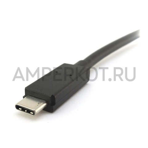 Кабель USB Type-C - Type-C GEN2 PD 3A 60W 15 см черный, фото 2