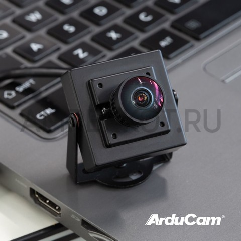 2МП USB камера Arducam в металлическом корпусе 1/2.8" CMOS IMX291 WDR микрофон 160° Windows Linux MacOS Android, фото 4