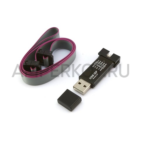 Программатор USB ISP v.2 в алюминиевом корпусе, фото 1