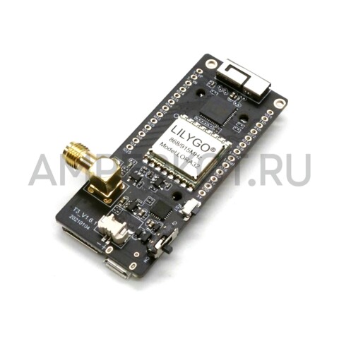 Отладочная плата LILYGO TTGO LoRa32 V2.1 ESP32 OLED LoRa SX1276 915 МГц Paxcounter, фото 2