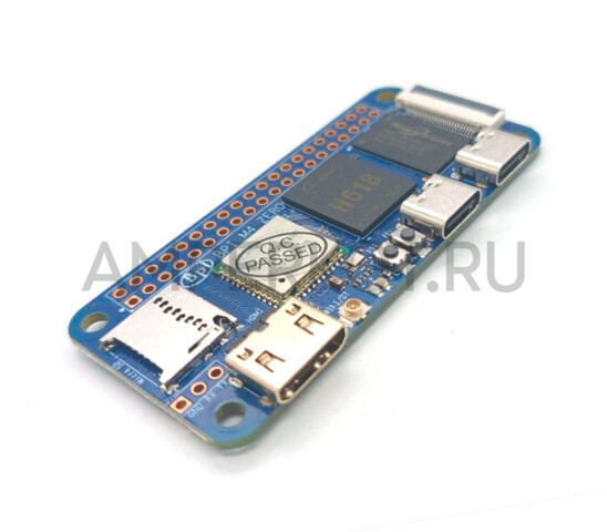 Одноплатный компьютер Banana Pi BPI-M4 Zero Allwinner H618 4ГБ RAM 16ГБ eMMC, фото 1