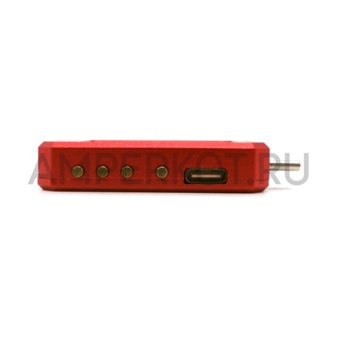 USB тестер WITRN C5 3.3-48V 6A PD3.1 АЦП 20-бит Красный, фото 3
