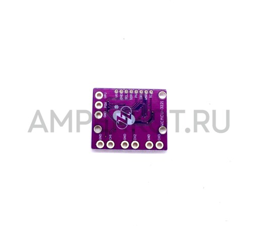 Трехканальный датчик напряжения и тока MCU-3221 INA3221 I2C 26V DC 1,638 А (фиолетовая плата), фото 3