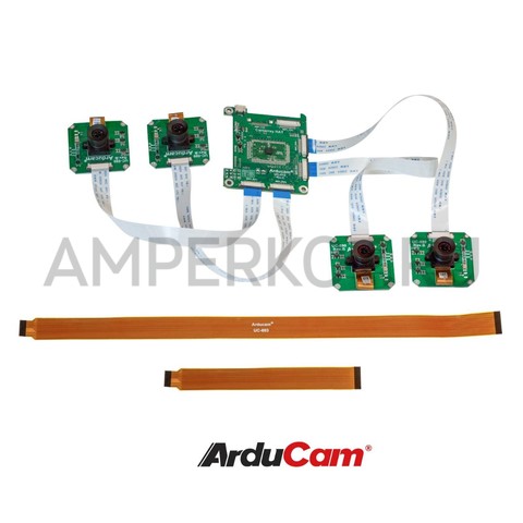 Набор Arducam из 4-х синхронизированных камер для Raspberry Pi, Nvidia Jetson Nano и Xavier NX, фото 6