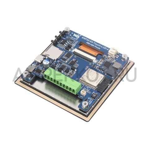 4” HMI IPS дисплей Waveshare 480 × 480 CPT ESP32-S3 WiFi/Bluetooth/RS485/CAN, фото 3