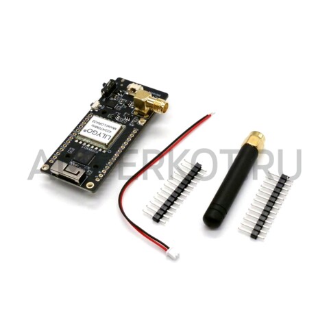 Отладочная плата LILYGO TTGO LoRa32 V2.1 ESP32 OLED LoRa SX1278 433 МГц Paxcounter, фото 4