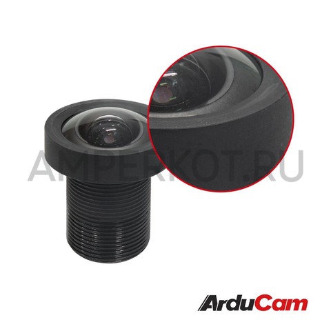 Объектив Arducam 1/2.3″ 2.72 мм M12 140° с переходником на камеру Raspberry Pi High Quality M23272M14, фото 3
