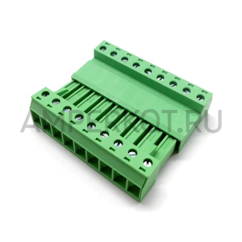 Высокотоковый клеммник (комплект) 2EDGKCM-7.62 9 контактов 300V/10A, фото 2