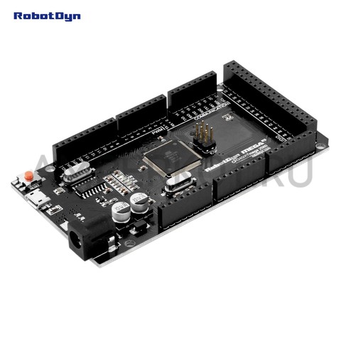 Плата MEGA2560 CH340G/ATmega2560-16AU R3 RobotDyn (Arduino-совместимая), фото 1