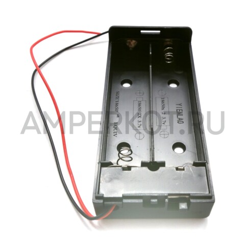 Бокс для двух аккумуляторов 18650 (последовательное подключение), фото 5