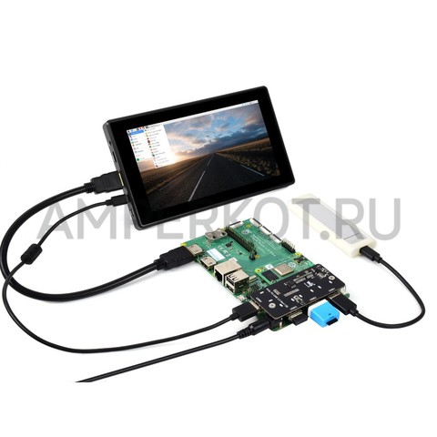 Адаптер Waveshare PCIe - USB 3.2 Gen1 для  платы расширения под Raspberry Pi CM4, фото 6