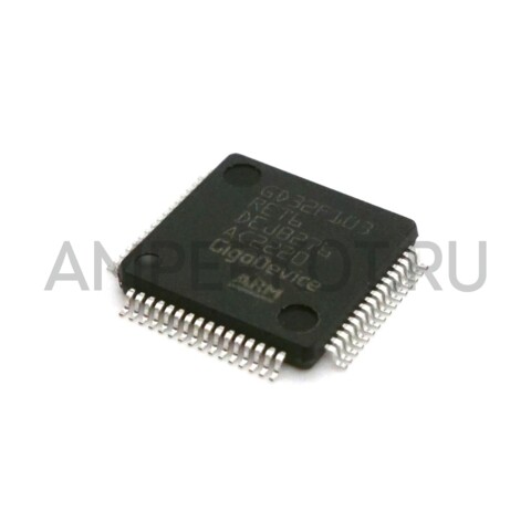 32-х битный микроконтроллер GD32F103RET6  ARM Cortex-M3 RISC, 108МГц, 512КБ, фото 1