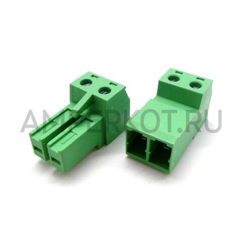 Высокотоковый клеммник (комплект) 2EDGKCM-7.62 2 контакта 300V/10A, фото 1