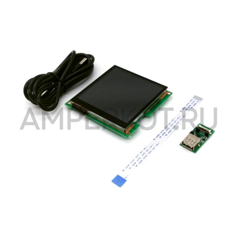 4" HMI дисплей DWIN DMG48480C040_03WTC IPS-TFT 480x480 Емкостной сенсор ASIC T5L1 UART (коммерческий класс), фото 1