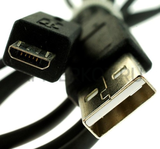 Кабель USB-MicroUSB (чёрный) 1 метр, фото 2