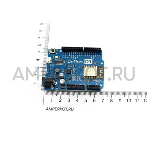 Плата WeMos D1 R2 WiFi на базе ESP8266 UNO (Arduino-совместимая), фото 5