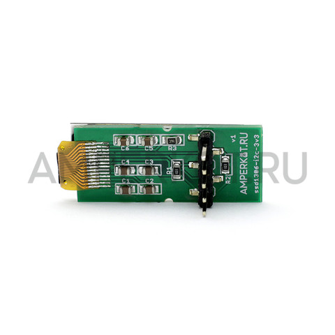 OLED дисплей 128x32 (0.91') Amperkot AMP128A3 (3.3V), фото 3