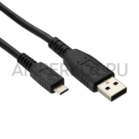 Кабель USB-MicroUSB (чёрный) 1 метр, фото 1