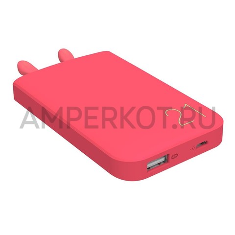 PowerBank ROMOSS Lovely ELF красный (6000 mAH), портативное зарядное устройство, фото 2