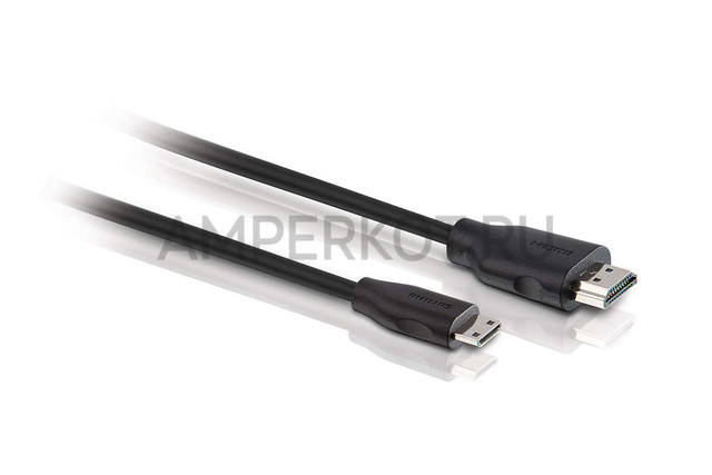 Кабель HDMI - Mini HDMI PHILIPS SWV2472W/10 высокоскоростной 1,5м, фото 1