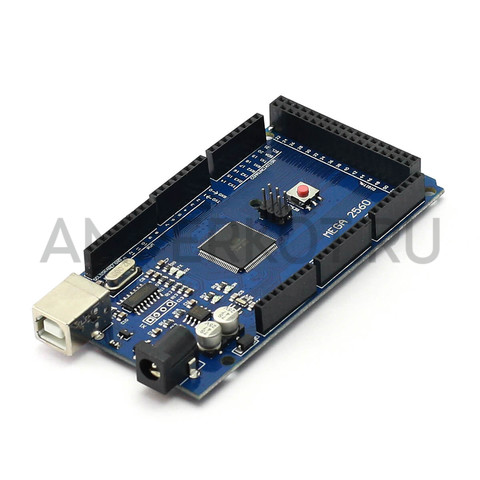 Плата MEGA2560 R3 с CH340 (Arduino-совместимая) + Кабель, фото 1