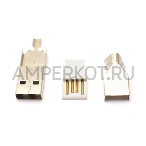 USB коннектор под пайку, male, фото 2