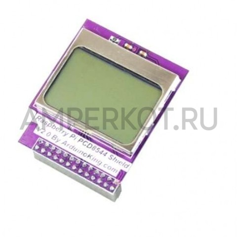 Mini-LCD дисплей Raspberry Pi PCD8544 Shield 2.0, фото 1