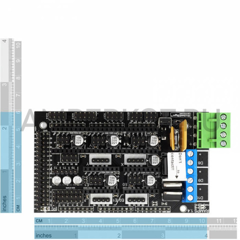 Плата расширения (шилд) RAMPS 1.4 для Arduino Mega, фото 3