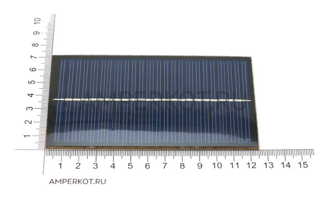 Солнечная батарея 12V 1W 125*70MM, фото 3