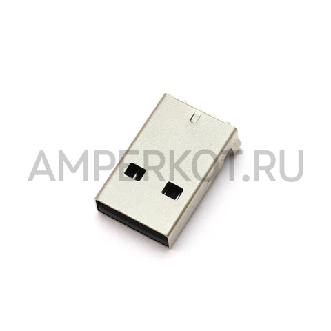 Коннектор под пайку USB male, фото 1
