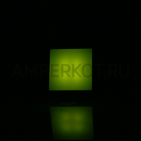 LED светодиод 27x27 зеленый, фото 2