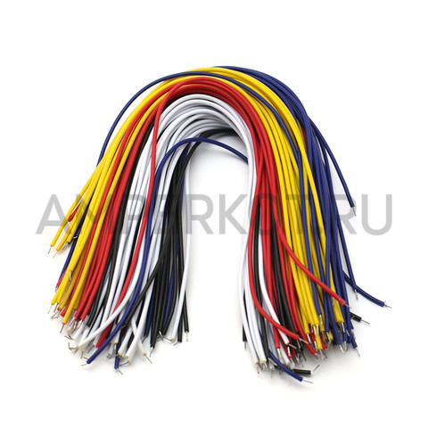 Комплект разноцветных проводов, 20 см, фото 1