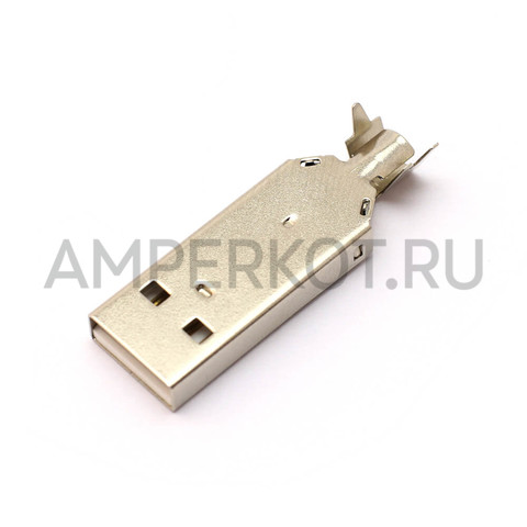 USB коннектор под пайку, male, фото 1