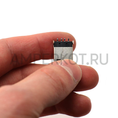 Коннектор под пайку USB male, фото 2