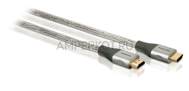 Кабель HDMI + Ethernet PHILIPS SWV3481S/10 высокоскоростной 1,5м, фото 1