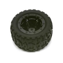Колесо с резиновой шиной для RC моделей автомобилей 80 мм Черный