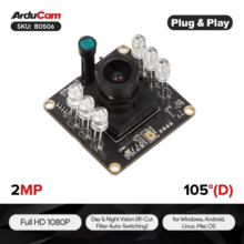 2МП USB камера Arducam OV2710 1080P День/Ночь с автоматической ИК шторкой и подсветкой