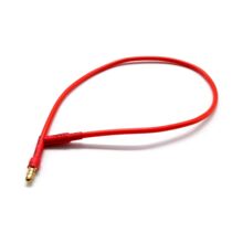 Кабель (18 AWG) с разъемом типа «банан» 3.5 мм 30 см Красный