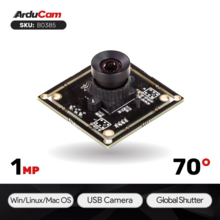1МП USB камера Arducam с глобальным затвором (Global Shutter ) OV9782 UVC 120 fps Объектив M12 с низким уровнем искажений Без микрофона
