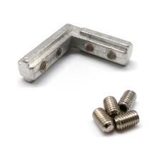 L- образный внутренний угловой соединитель Link CNC для алюминиевого профиля 4040. 4 винта
